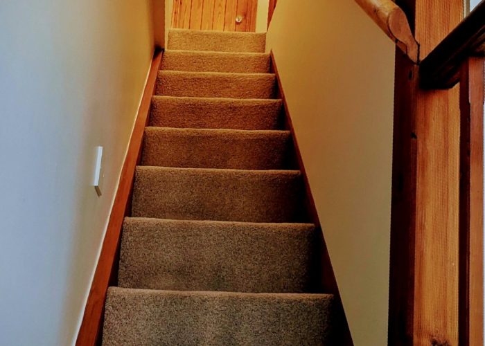 Stairs to the main acommodation