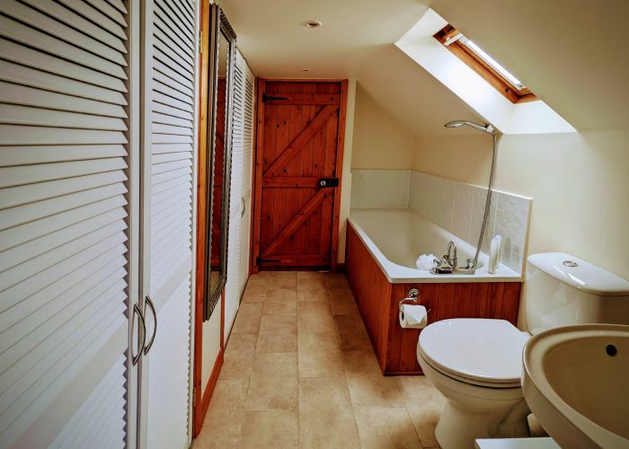 The bathroom from the bedroom